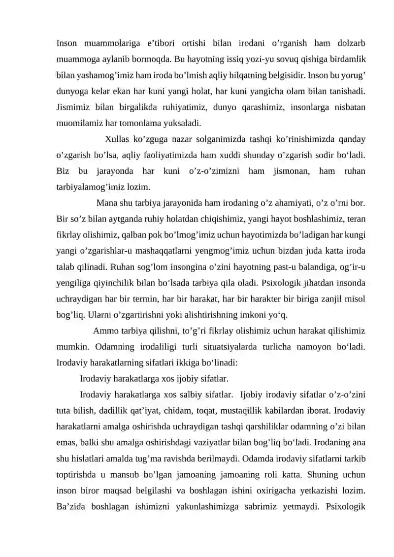 IRODA BORASIDAGI NAZARIYALAR 2