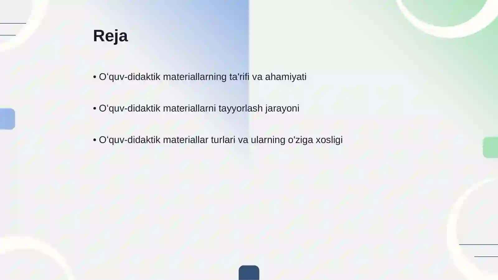 OʻQUV-DIDAKTIK MATERIAL HAMDA VOSITALARNI TAYYORLASH VA ULARDAN FOYDALANISH 2