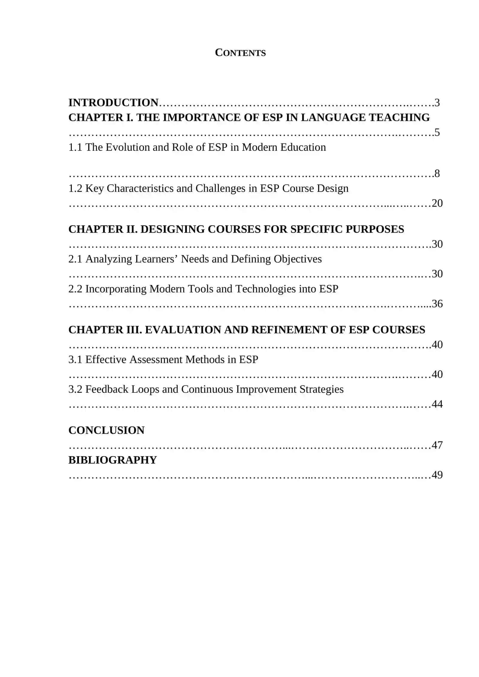English for Specific Purposes: Designing Courses 2