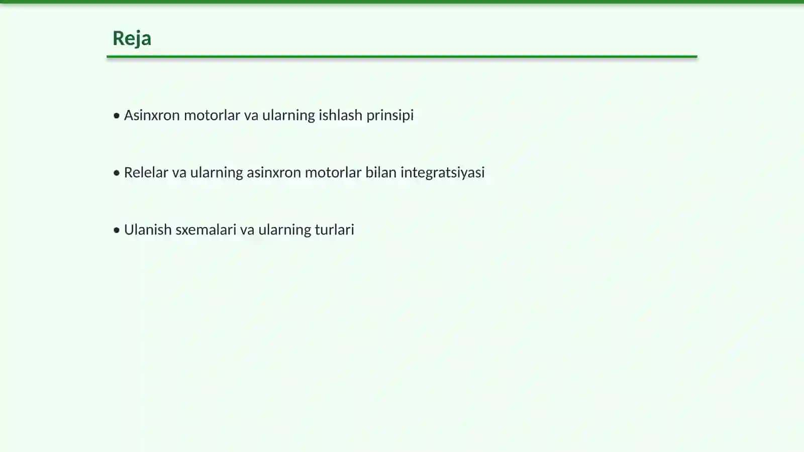 Asinxron motorlarni relelar orqali ulanish turini o’zgartirish sxemasi 2