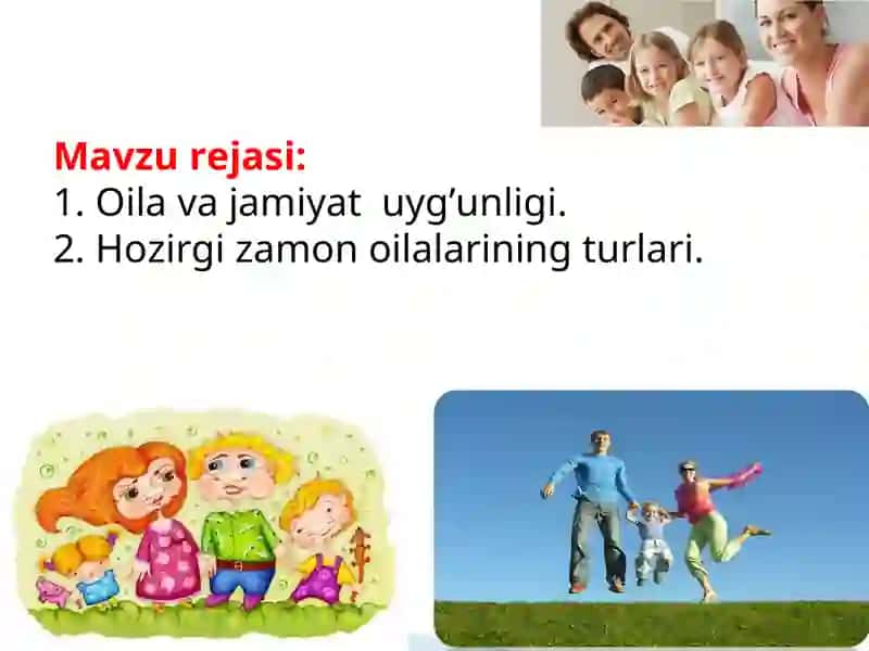 Oila va jamiyat uyg’unligi 2