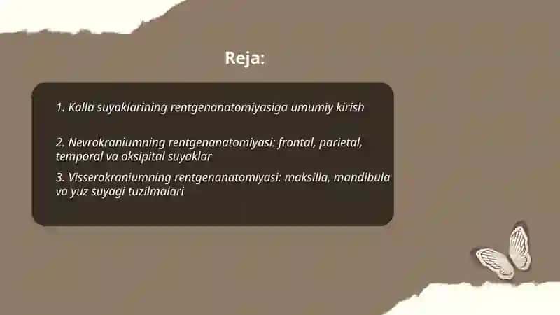 Kalla suyaklarining rentgenanatomiyasi 2