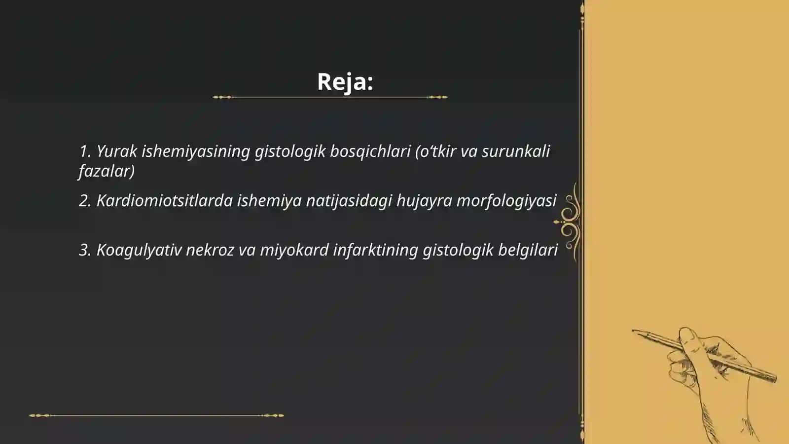 Yurak ishemiyasi gistologiyasi 2