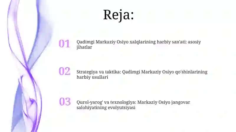 Qadimgi Orta Osiyo Xalqlarining Harbiy San'at Tarixi 2