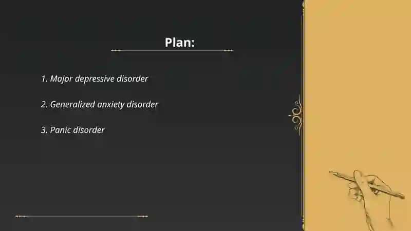 Major depressive disorder 2