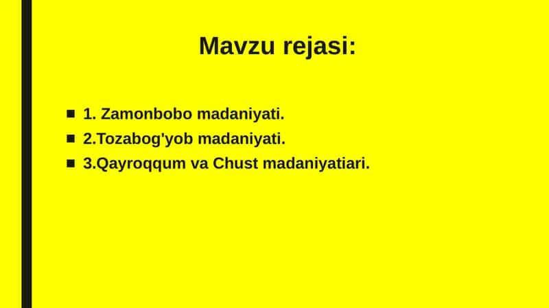 Bronza davri va uning o’rganilishi 2