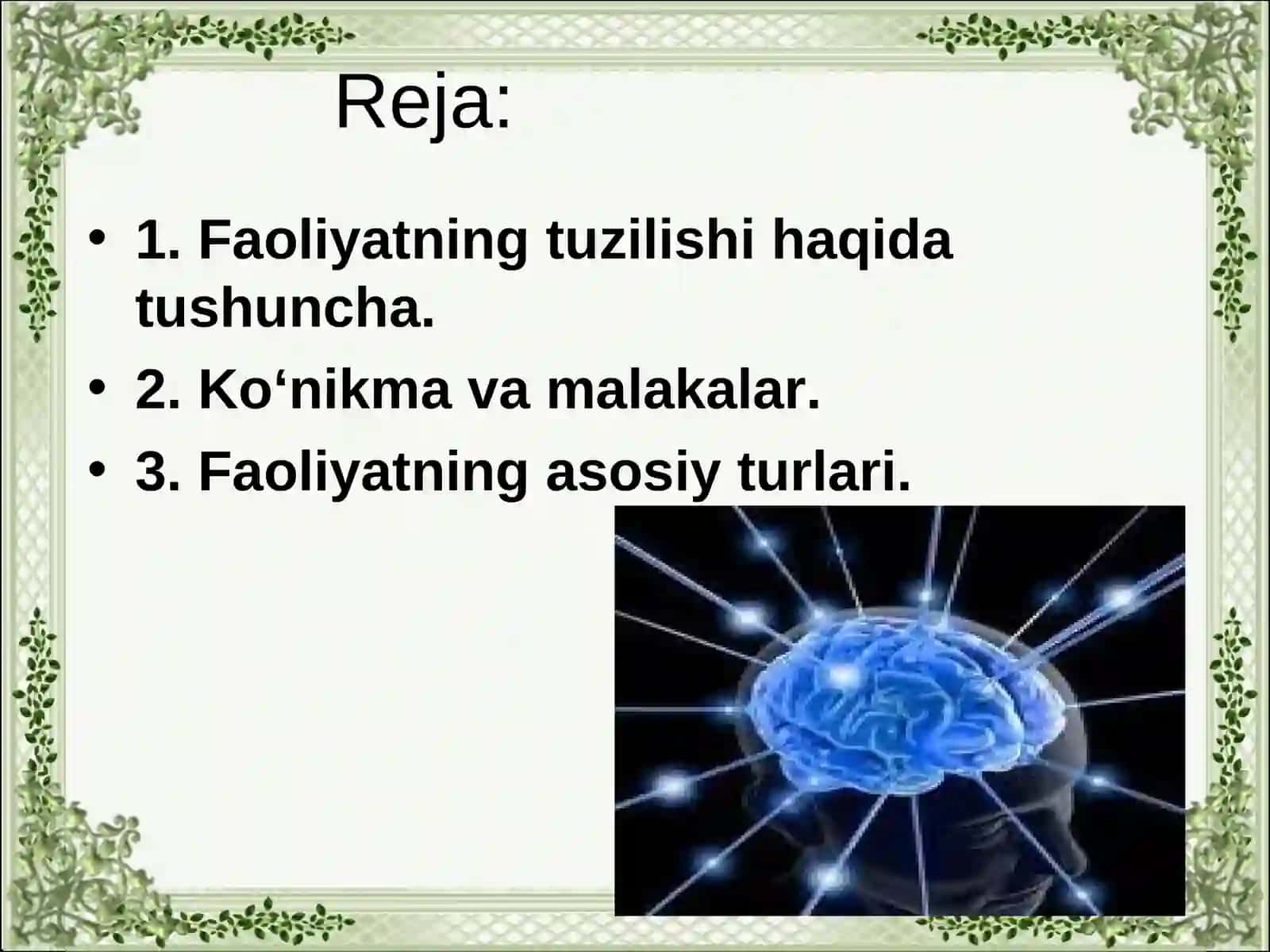Rahmonova Umriniso Kamolovnaning Psixologik Maslahat va Kouching Taqdimoti 2