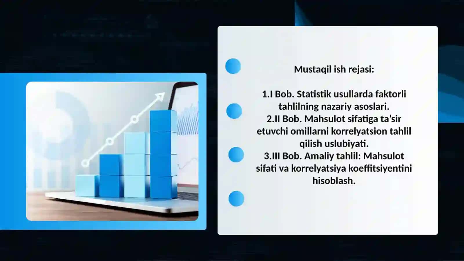 "Statistikusullar dafaktorli analizlar tahlili" 2