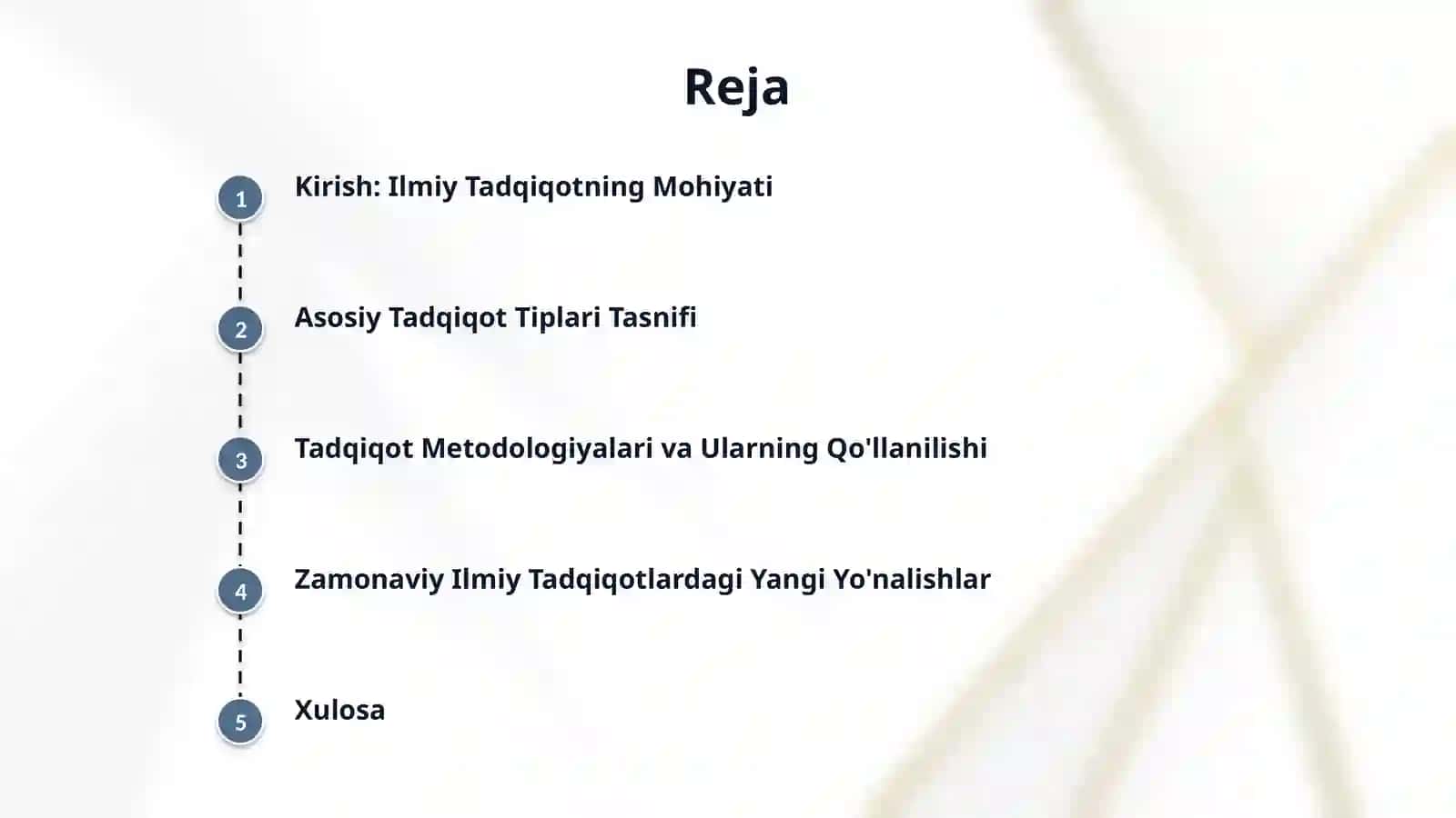 Ilmiy tadqiqotning namoyon bo'lish tiplari 2