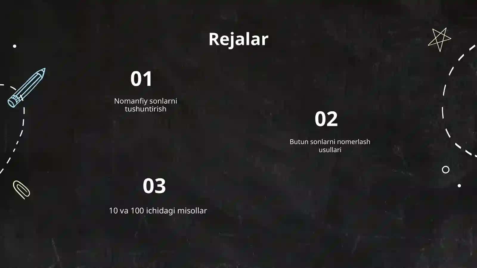 10 va 100 ichida nomanfiy butun sonlarni nomerlashga o'rgatish metodikasi 2