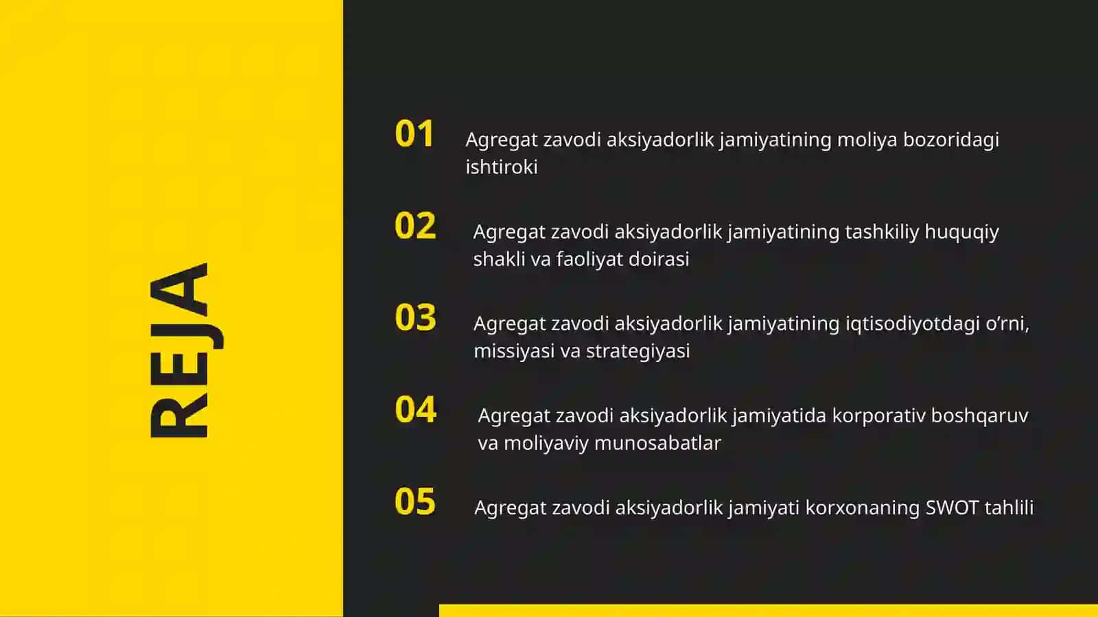 AGREGATZAVODI"AKSIYADORLIKJAMIYATI 2