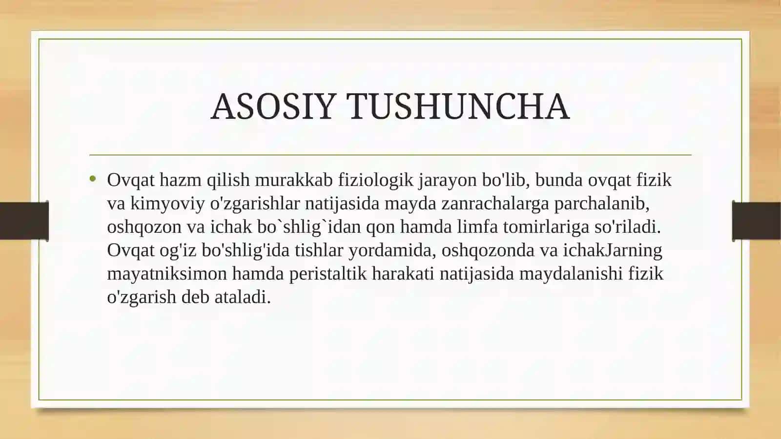 Stomatologiya yo’nalishi 24-05 guruh talabasi Mutalipova Muhayyo 2