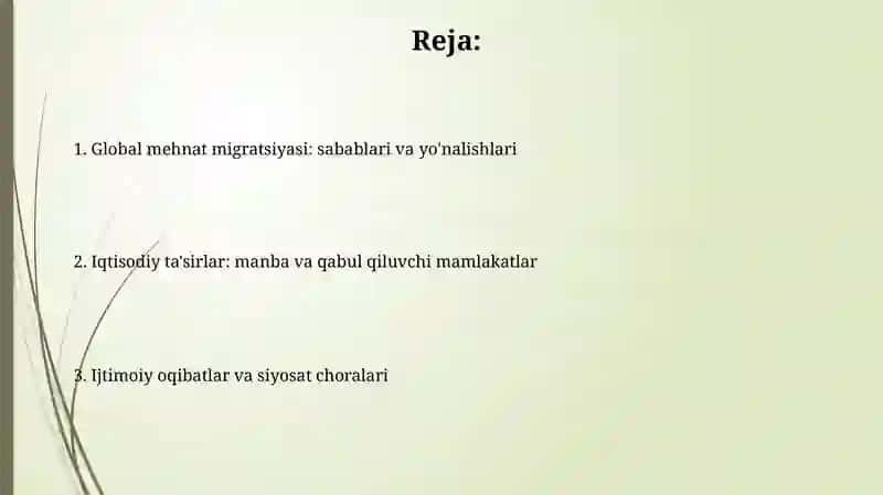 Global mehnat migratsiyasi: umumiy koʻrinish 2