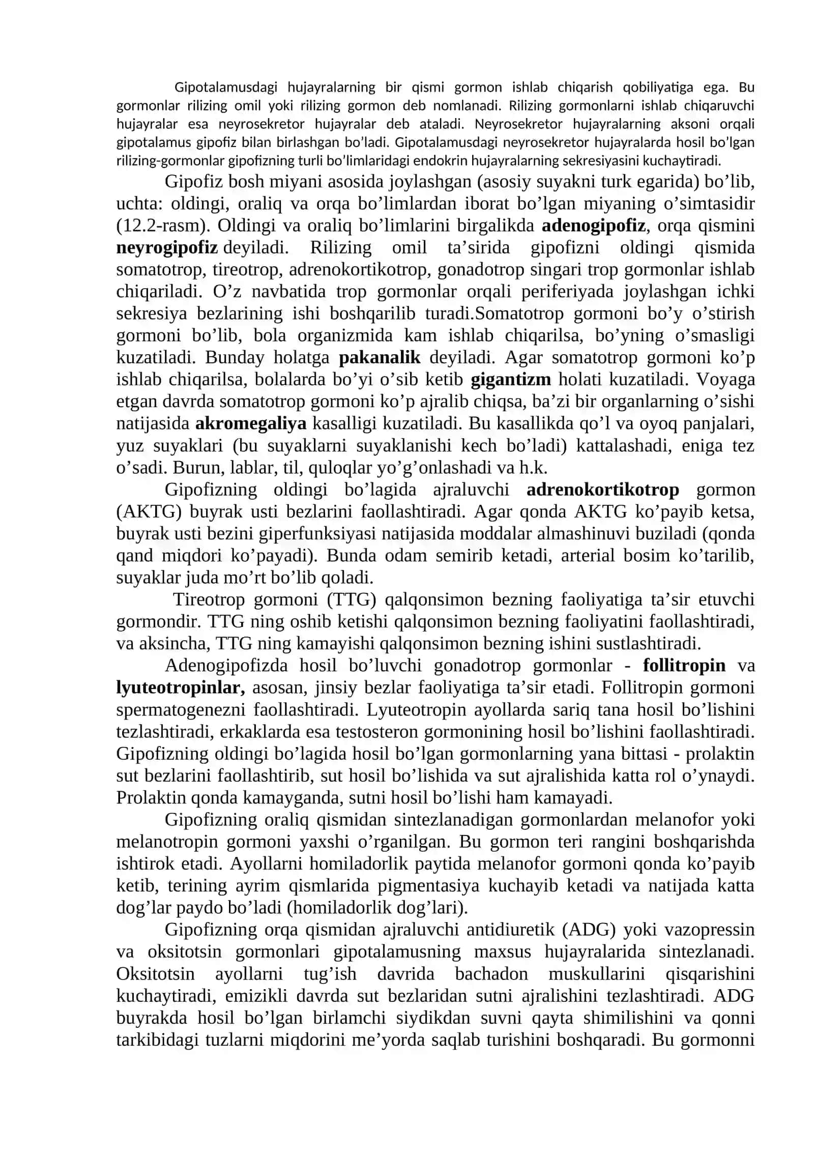 Endokrin tizimning yoshga oid fiziologiyasi va gigiyenasi 2