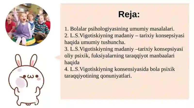BOLALAR PSIXOLOGIYASINING UMUMIY MASALALARI 2