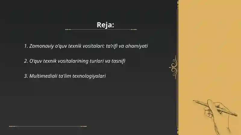 Zamonaviy o'quv texnik vositalari 2