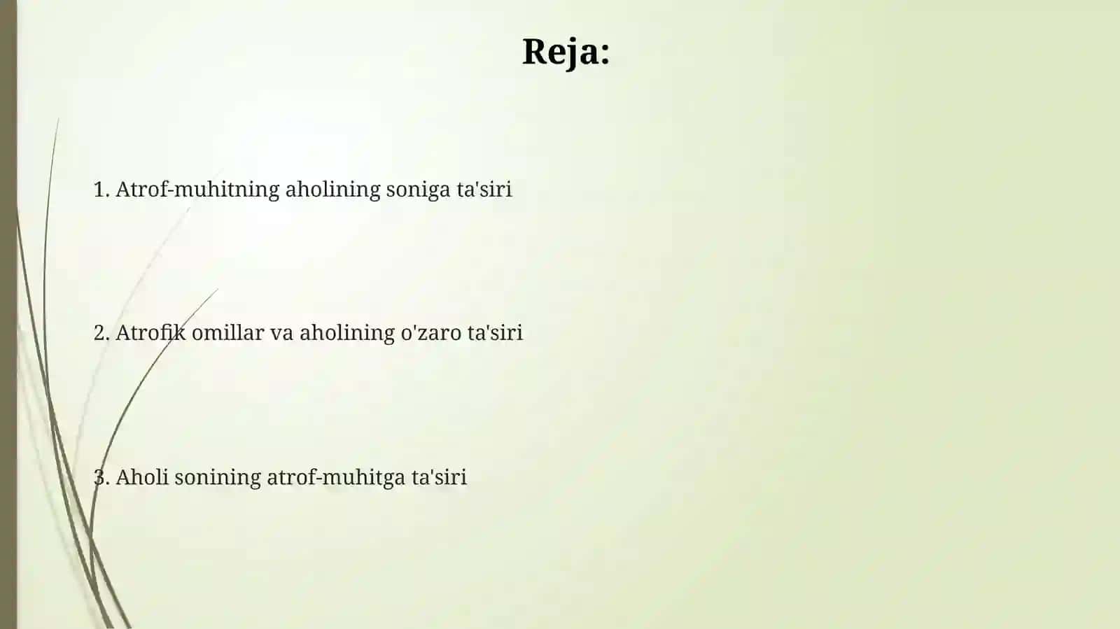 Biologik xilma-xillik va uning ahamiyati 2