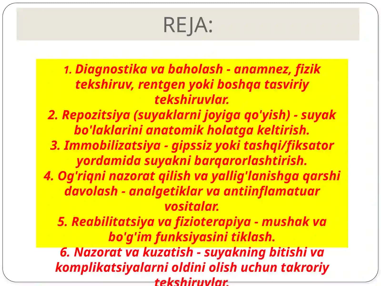 'Suyak sinishi' 2