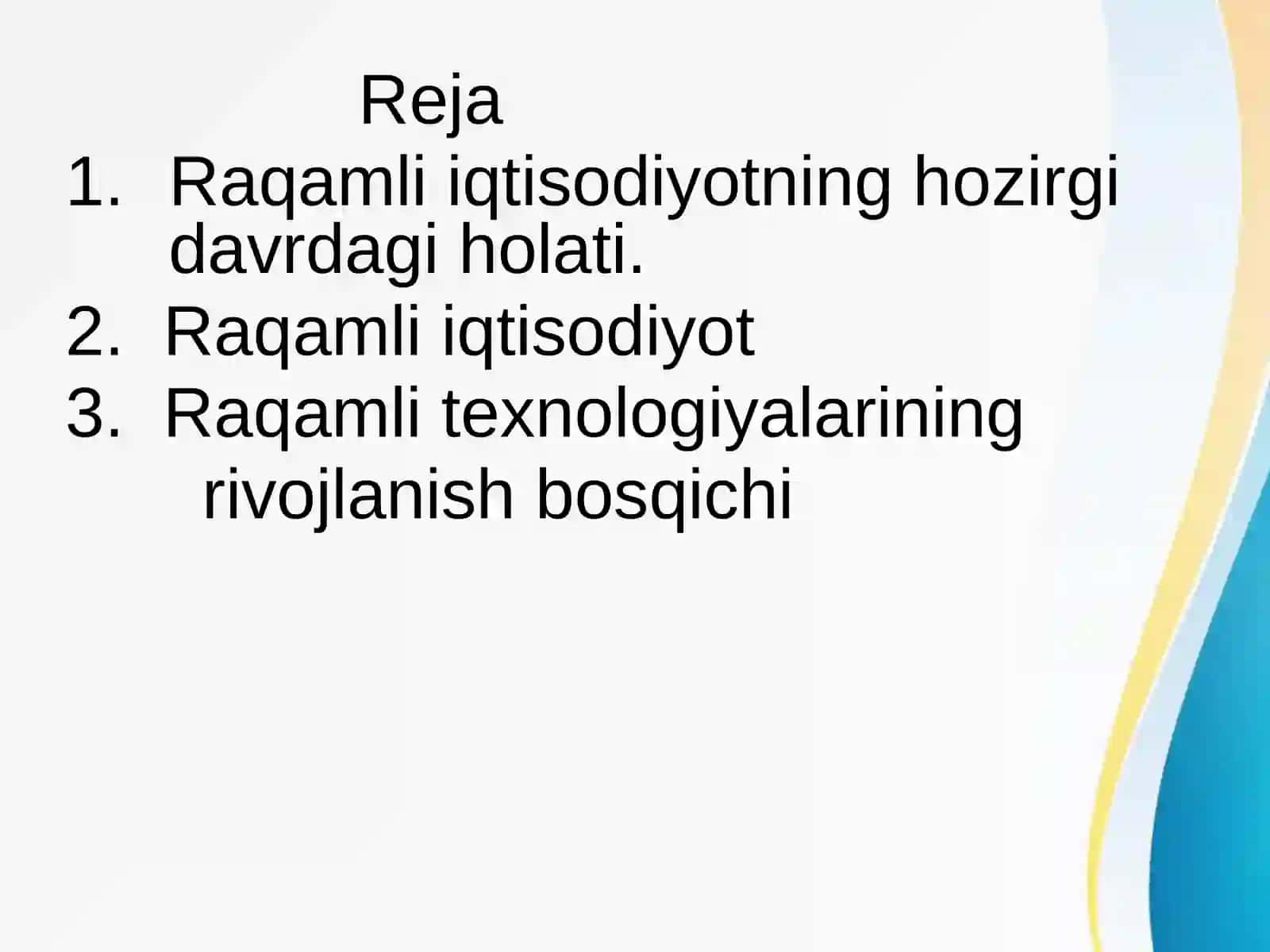 Raqamli iqtisodiyotning rivojlanish bosqichlari 2