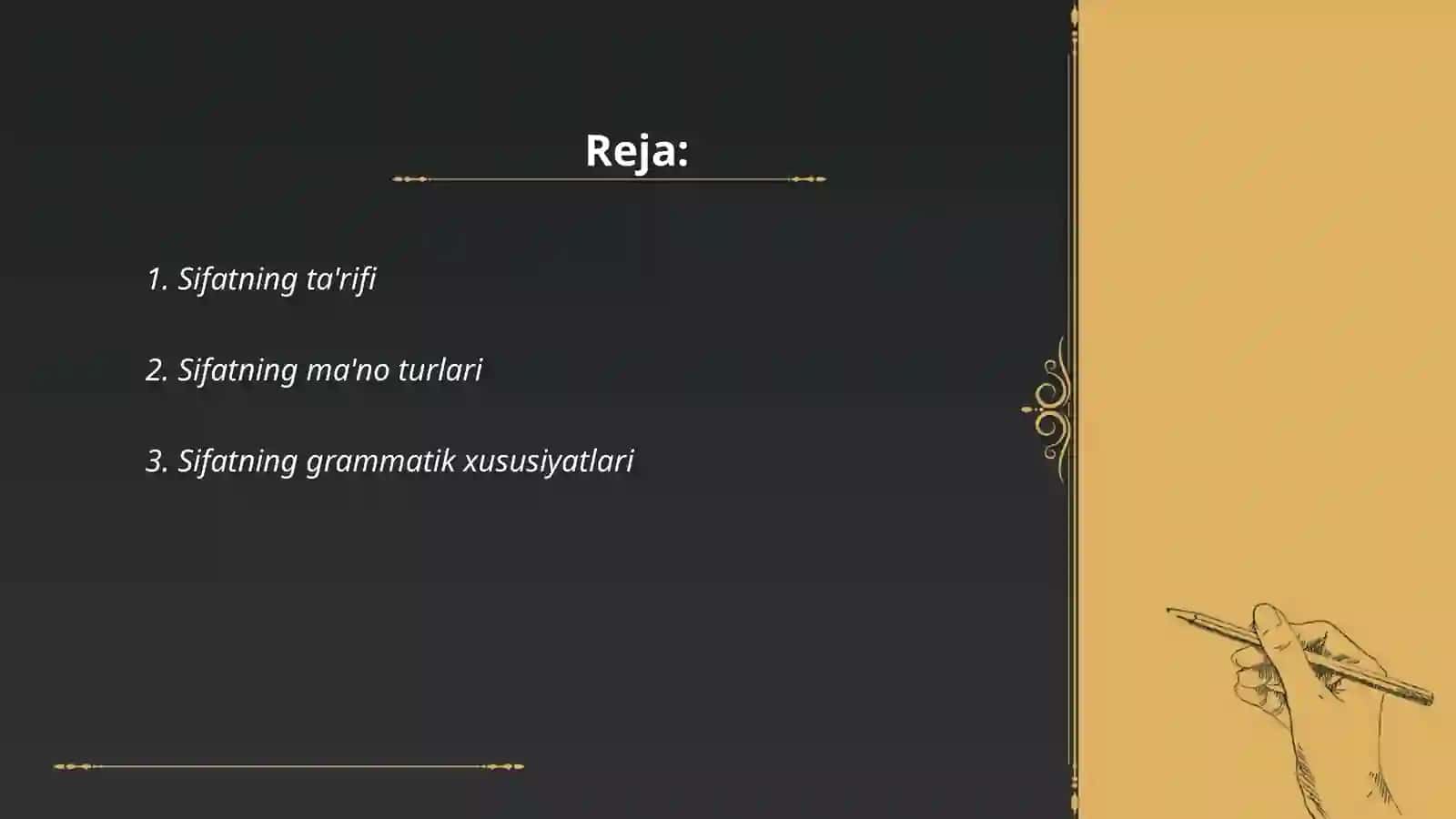 Sifat sòz turkumi 2