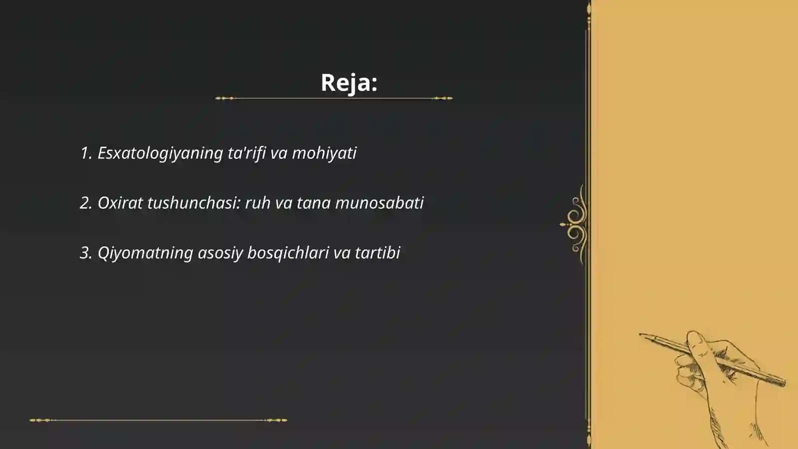 Esxatologiyaning mohiyati: oxirat va qiyomat dunyosi 2