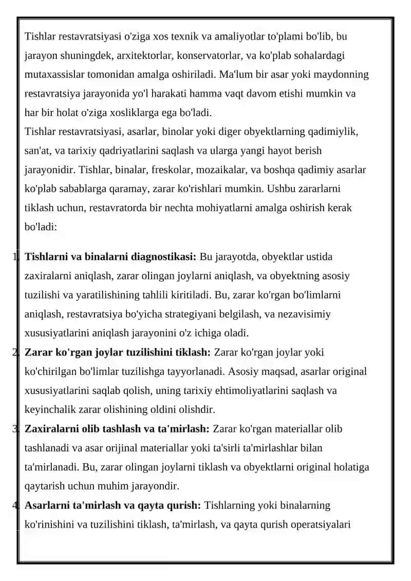 Tishlar restavratsiyasi 2
