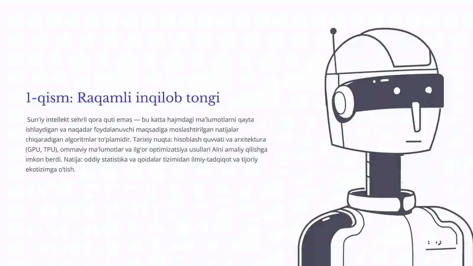 Sun'iy intellekt (AI) ta'lim va ish hayotini qanday o'zgartirmoqda? 2