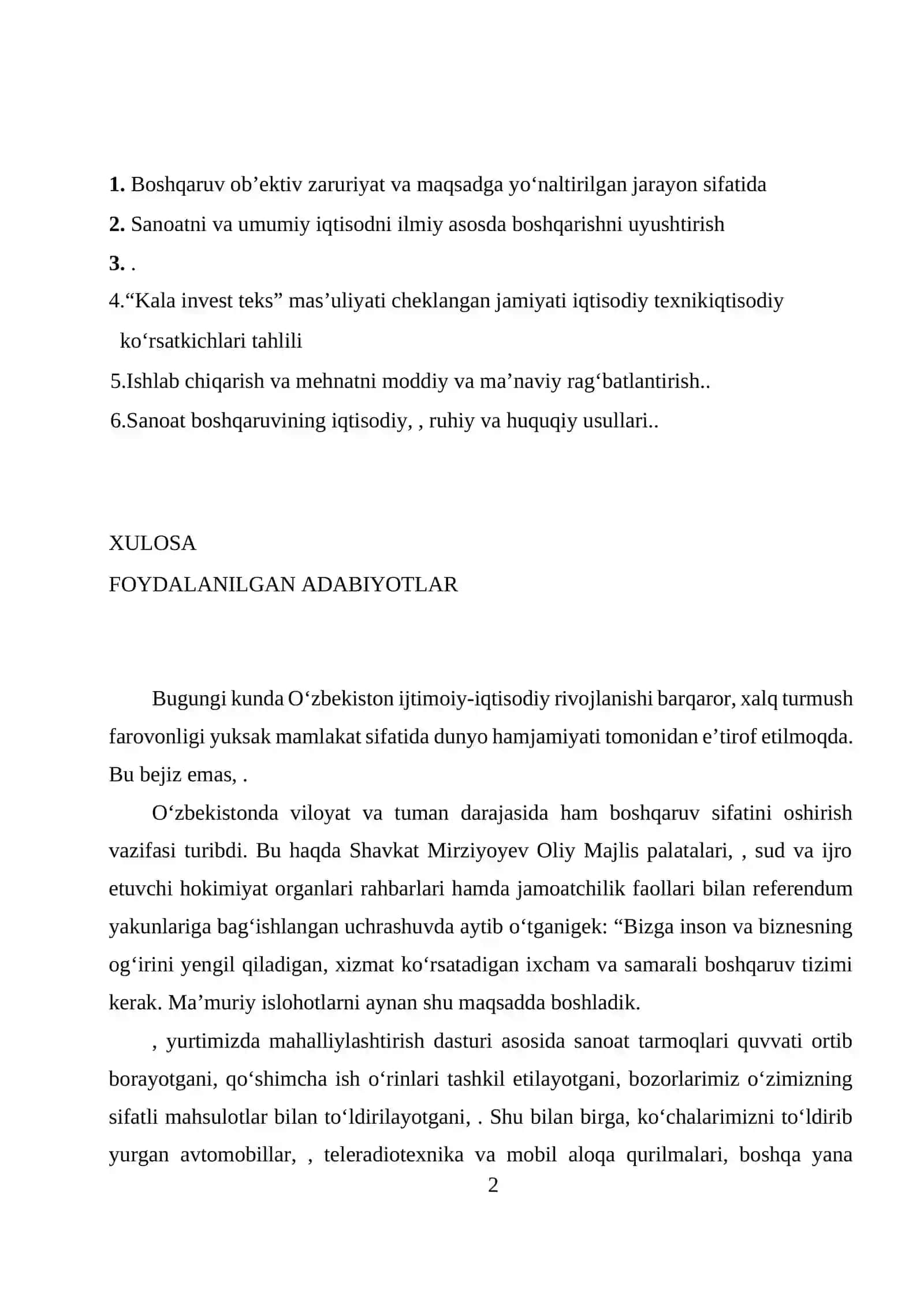 Oʻzbekiston Respublikasi Oliy Ta’lim, Fan va 2