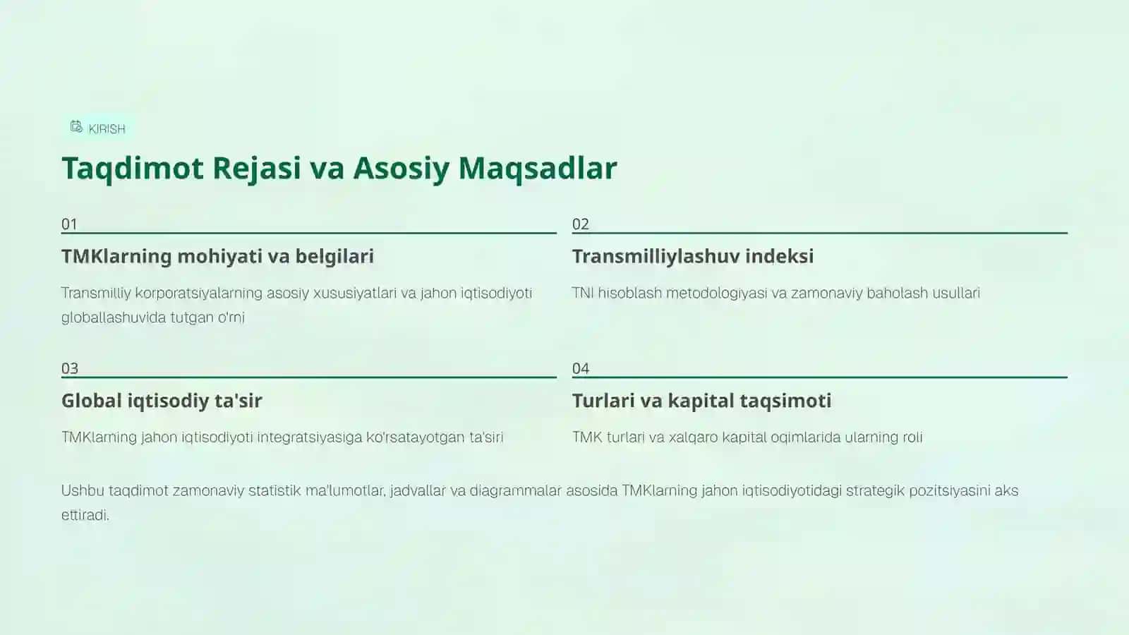 Transmilliy Korporatsiyalar: Globallashuv Sharoitida Jahon Iqtisodiyotining Harakatlantiruvchi Kuchi 2