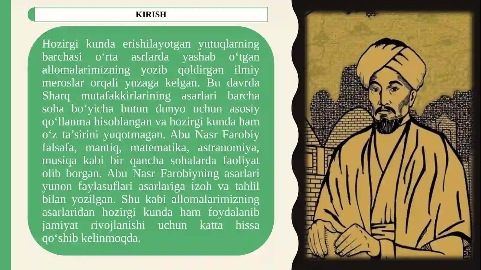 ABU NASR FAROBIYNING ILMIY ASARLARI VA UNING TABIIY ILMIY QARASHLARI 2