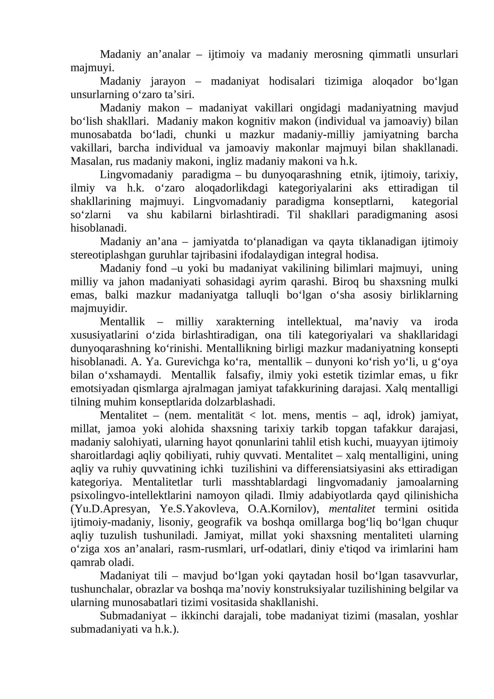 LINGVOKULTUROLOGIYANING ASOSIY TUSHUNCHAVIY-TERMINOLOGIK APPARATI 2
