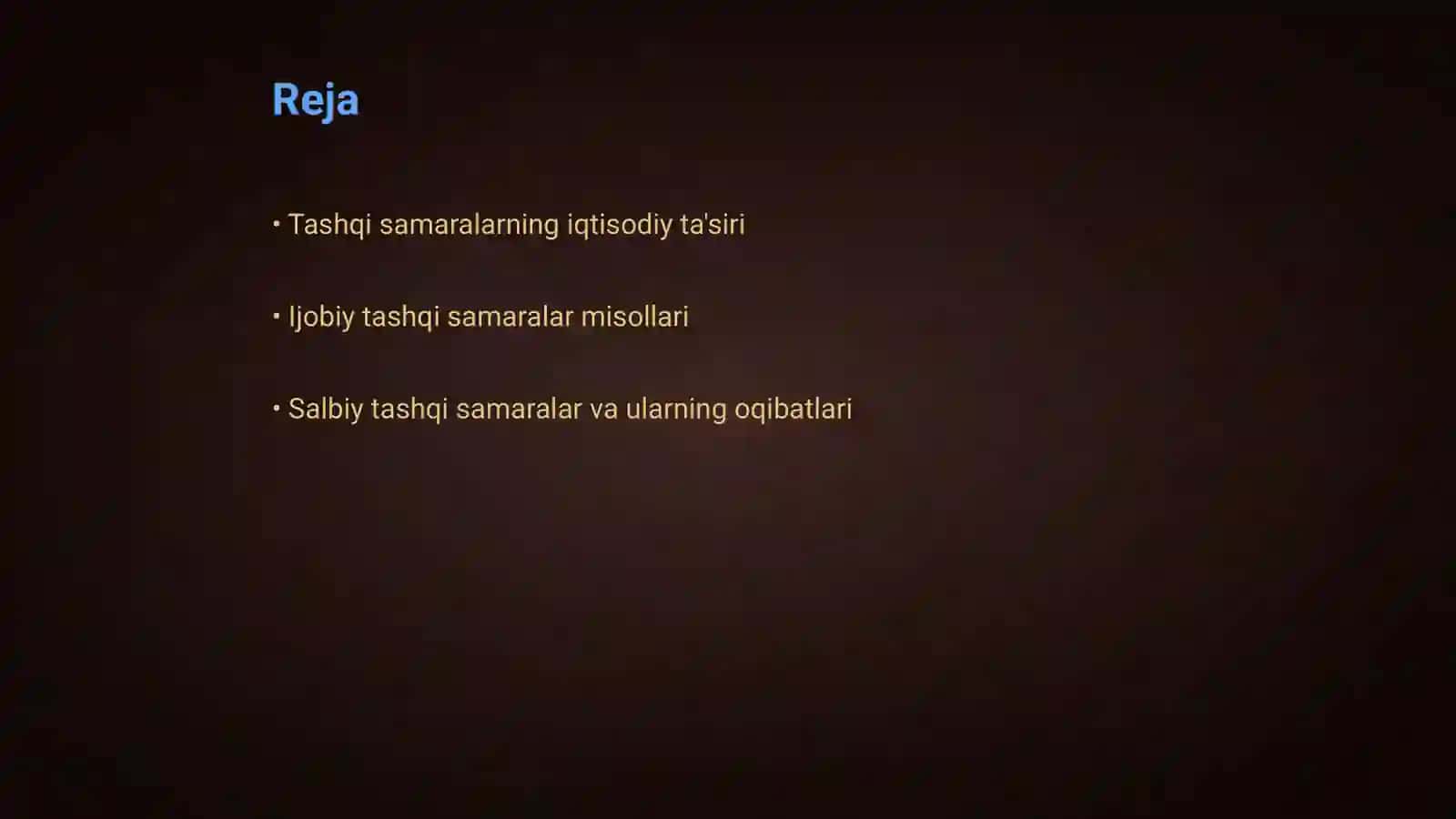 Ijobiy va salbiy tashqi samaralar 2