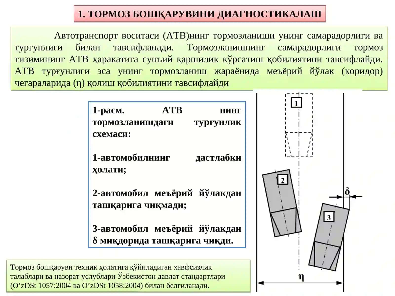 Автотранспорт воситалари Техник ҳолатни башорат қилиш 2