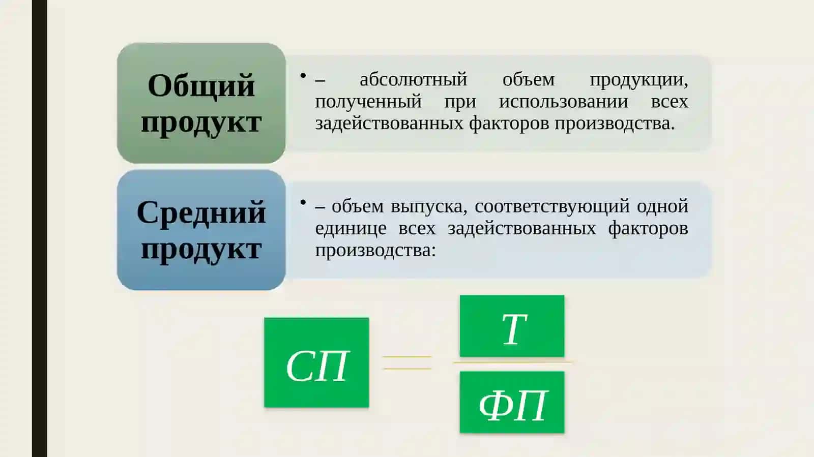 Производственный процесс и его результаты (2-часть) 2