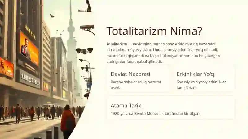XX asrda Totalitar Mafkuralar 2