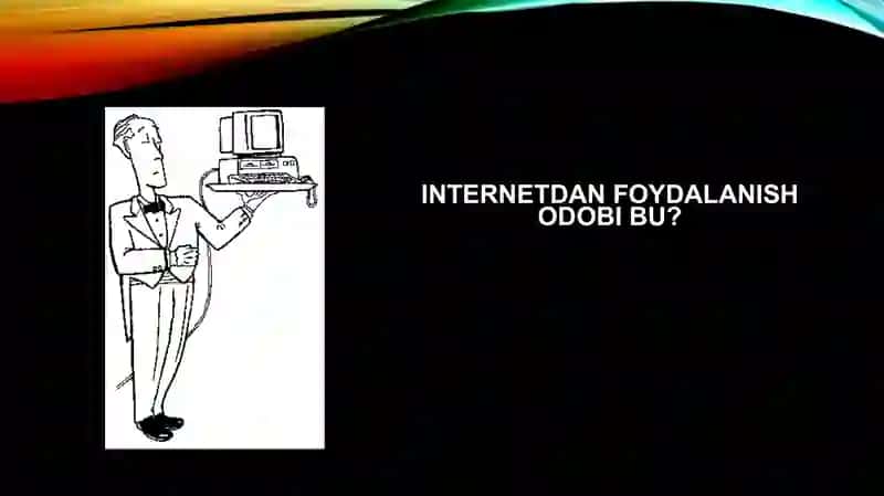 INTERNETDAN FOYDALANISH ODOBI 2