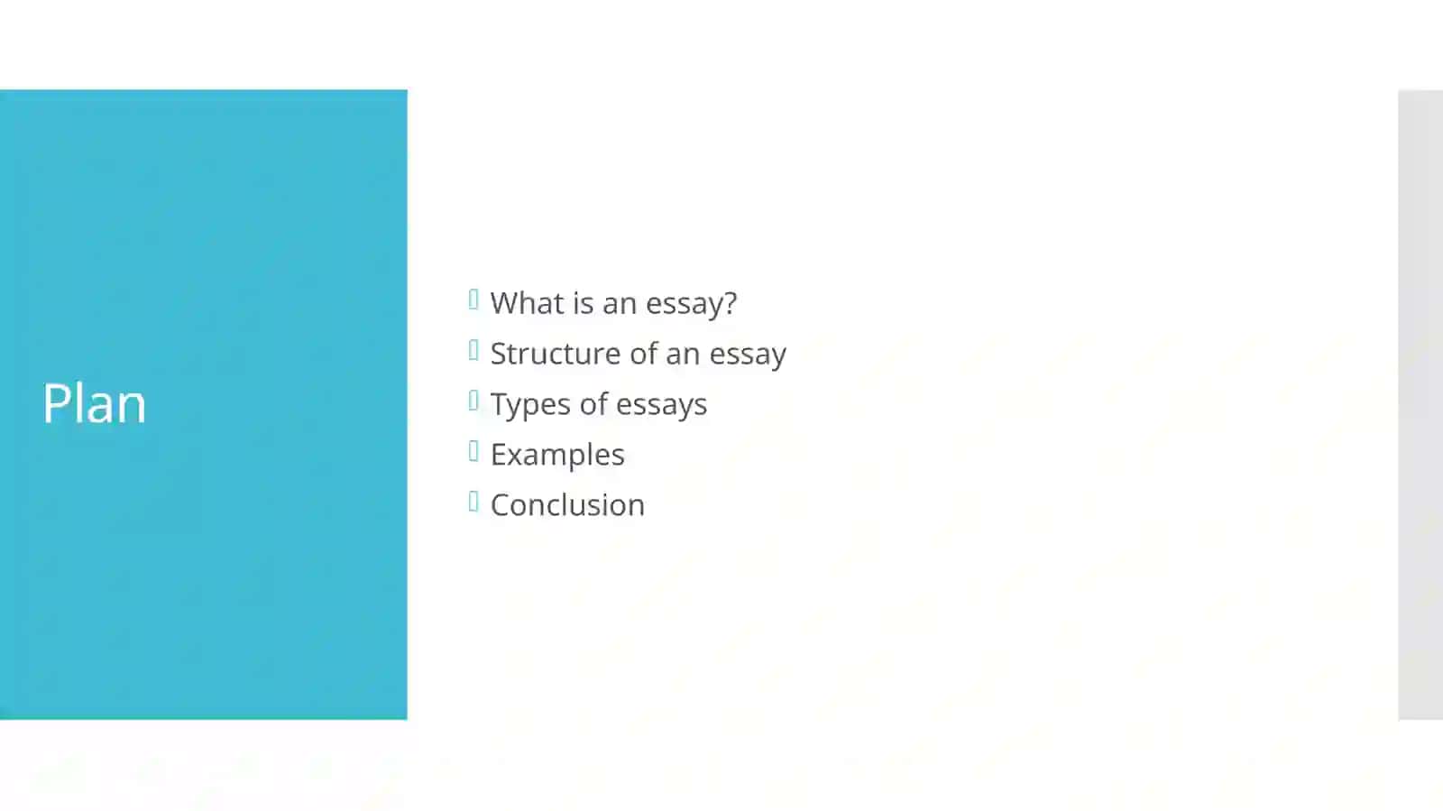 Essay structure 2