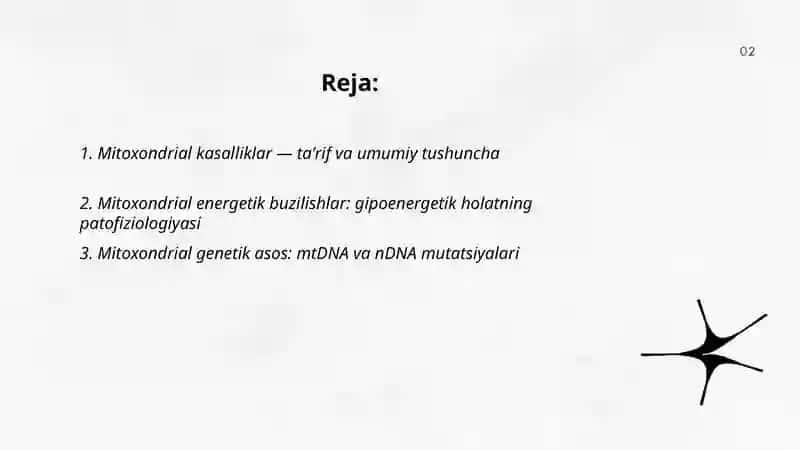 Mitoxondrial kasalliklar 2