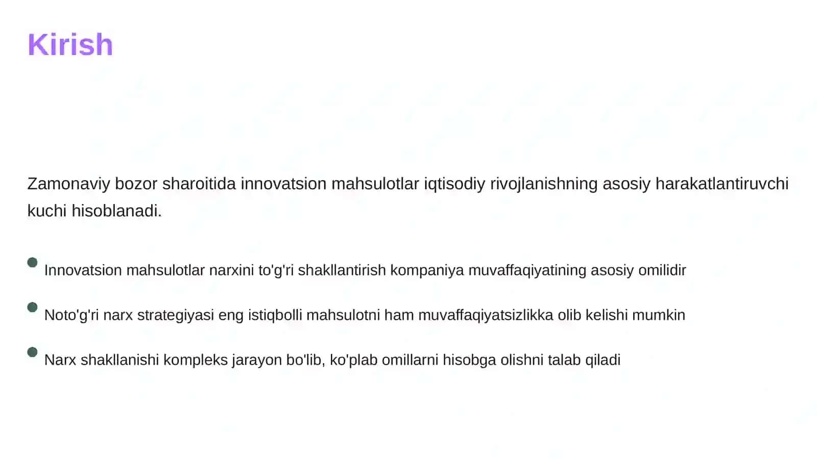 Innovatsion mahsulotlar 2