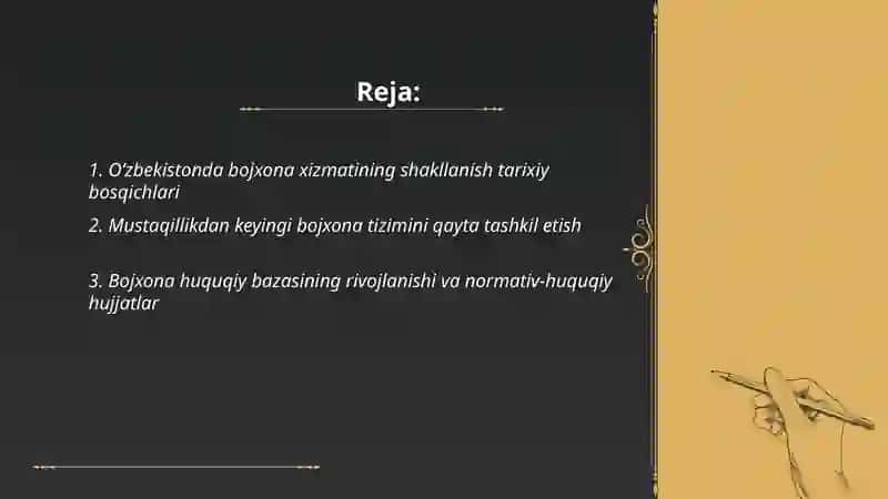 Oʻzbekiston Respublikasida bojxona xizmatini shakllanish bosqichlari va inqiroz davrida uni amal qilish xususiyatlari 2