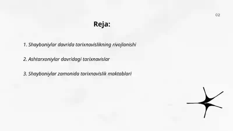 Shayboniylar va Ashtarxoniylar davrida tarixnavislik 2