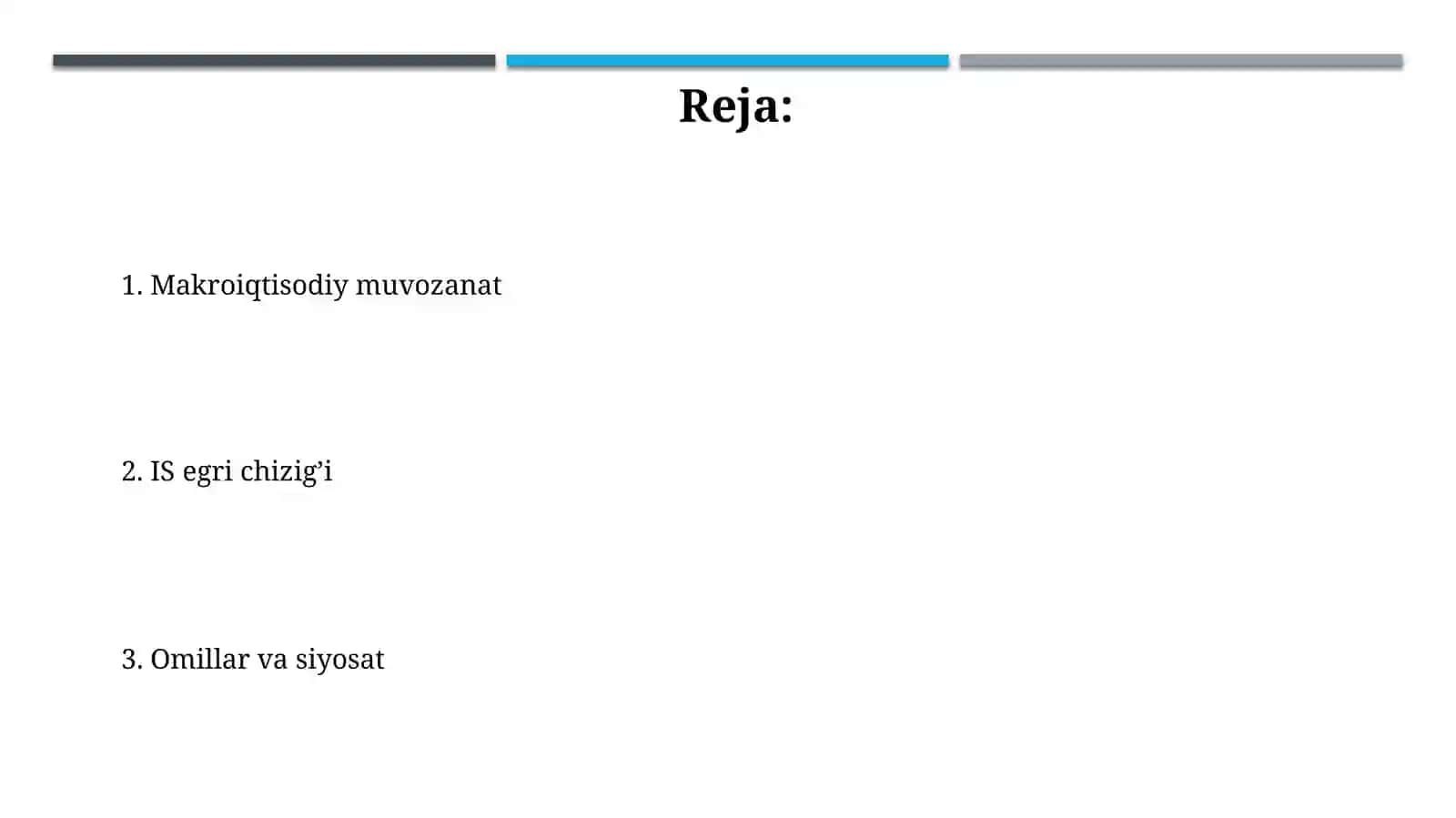 Makroiqtisodiy muvozanat 2