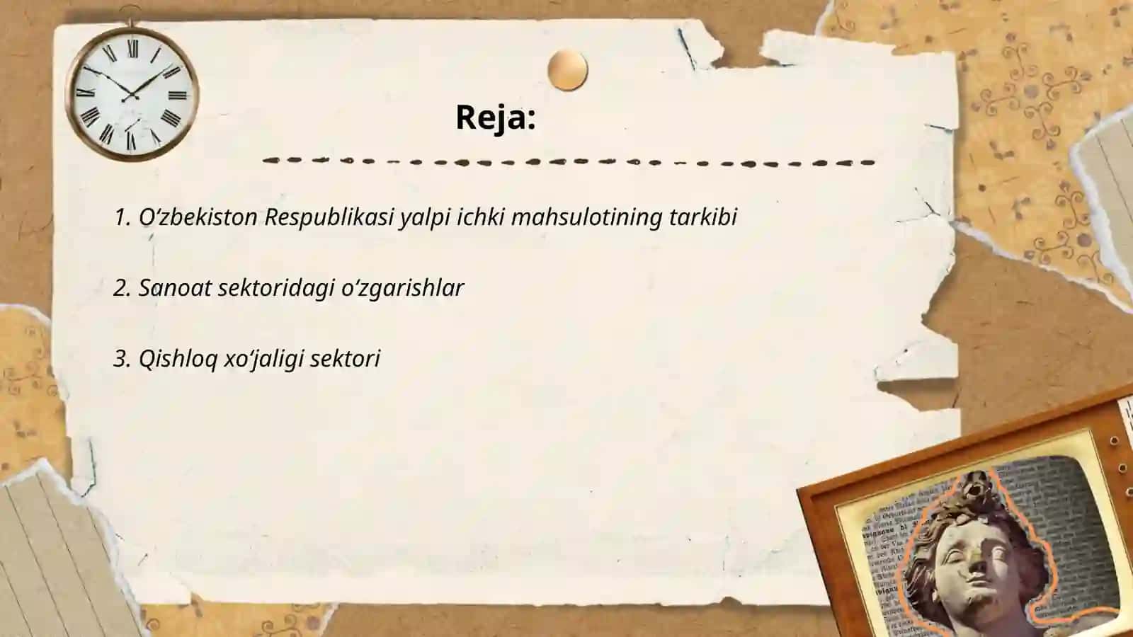 Oʻzbekiston Respublikasining yalpi ichki mahsulot tarkibidagi oʻzgarishlar tahlili 2