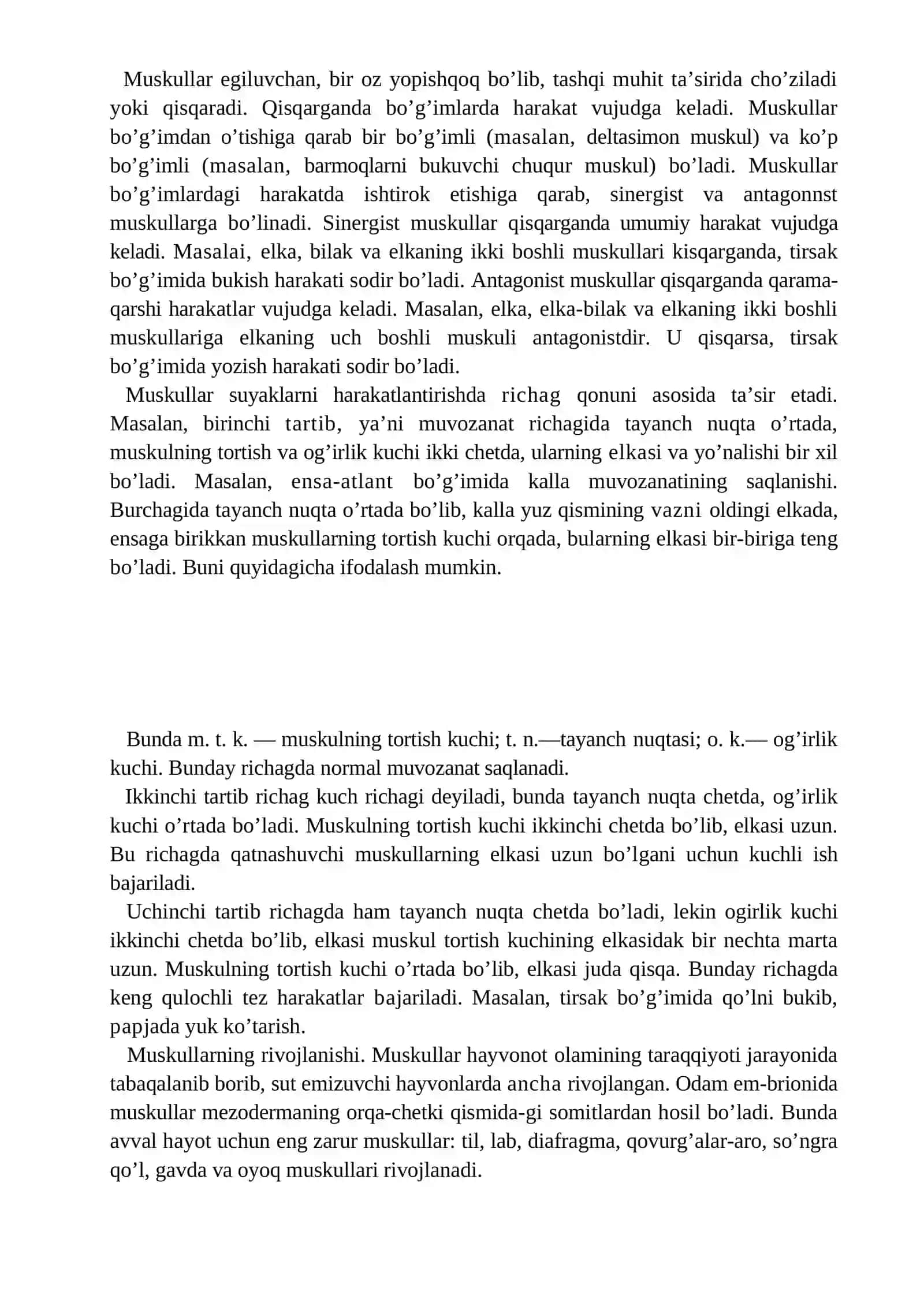 Muskul sistemasi 2