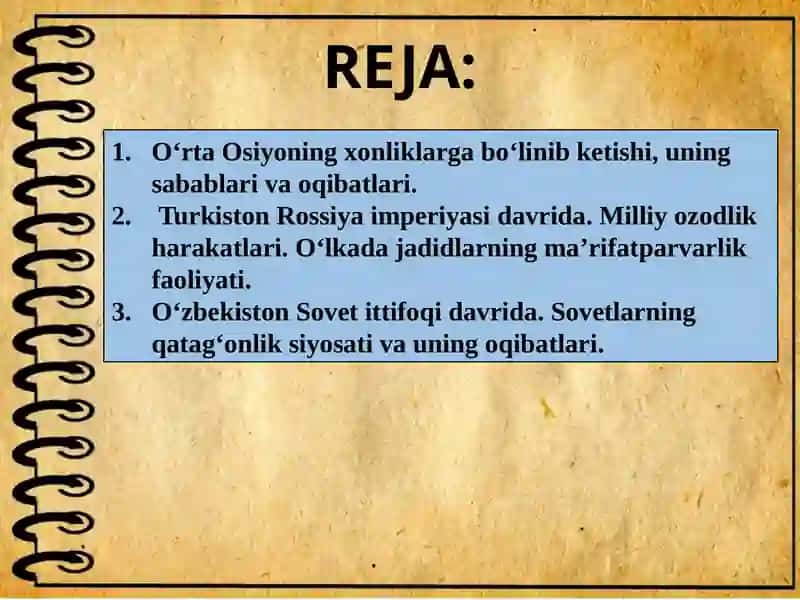 O‘zbekistonda mustaqillik g‘oyalarining tarixiy asoslari 2