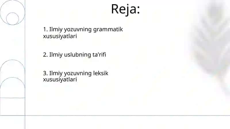 Ilmiy uslub va uning turlari 2