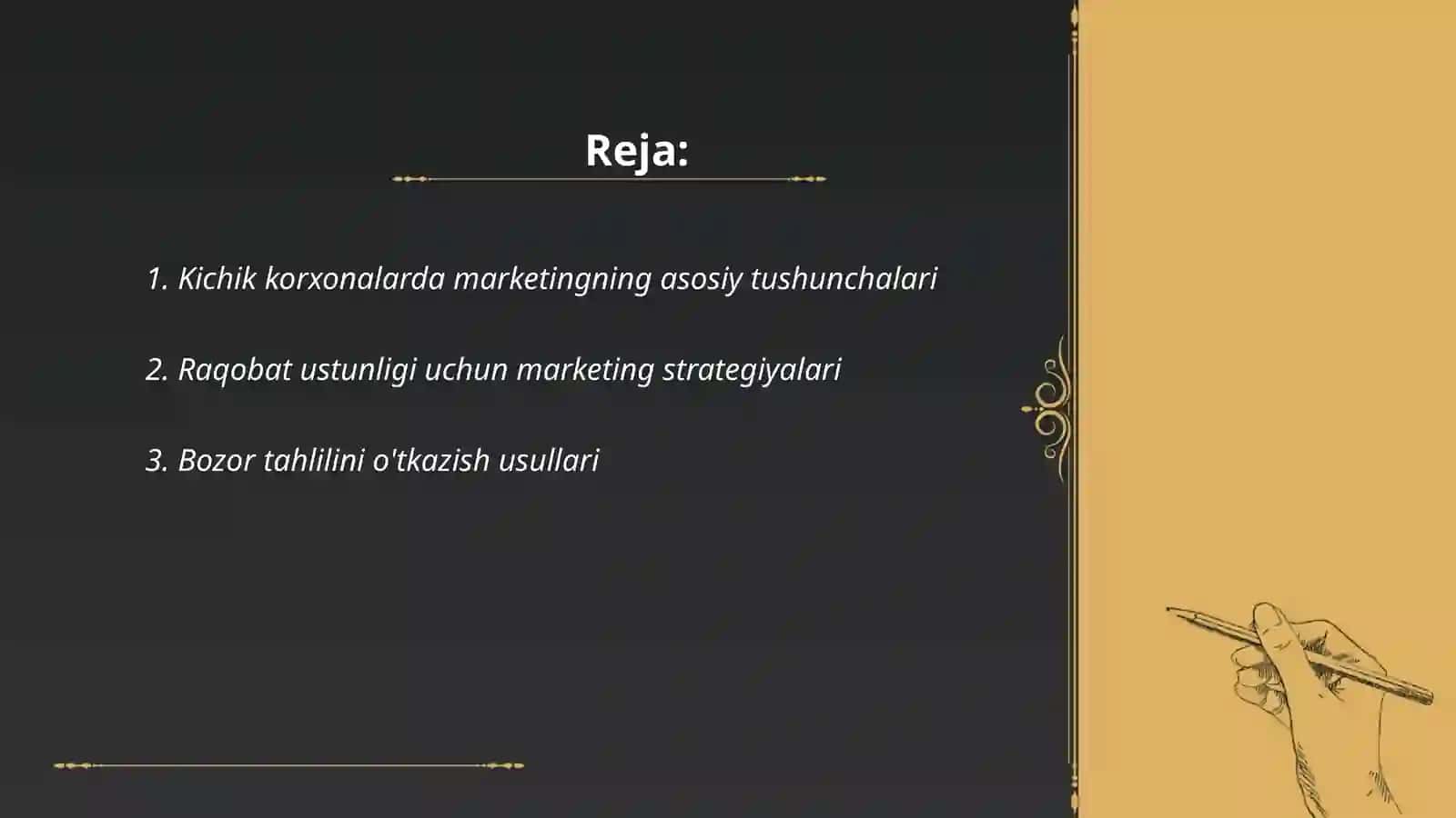 Kichik korxonalarda marketing strategiyasini shakllantirish va rivojlantirish yo'llari 2