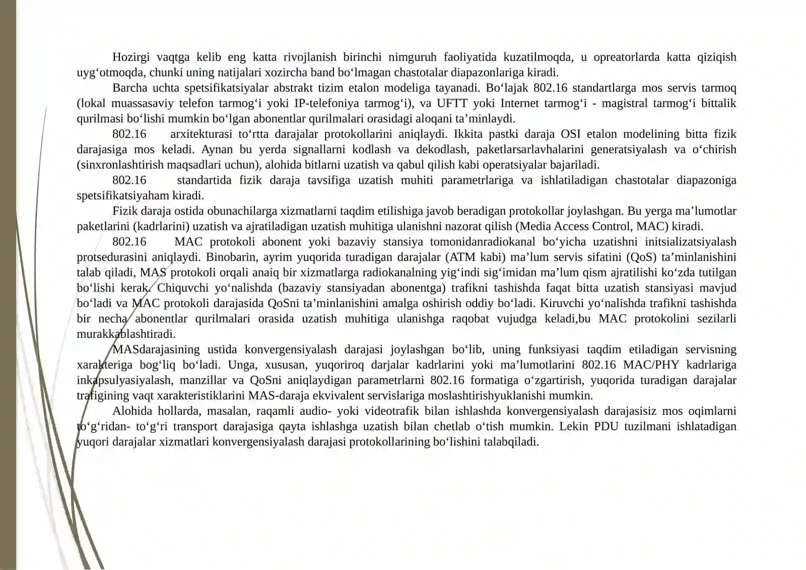 IEEE 802.16 standarti arxitekturasi 2
