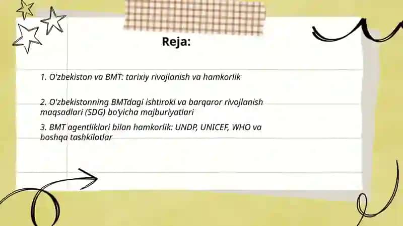 O'zbekiston va BMT: tarixiy rivojlanish va hamkorlik 2