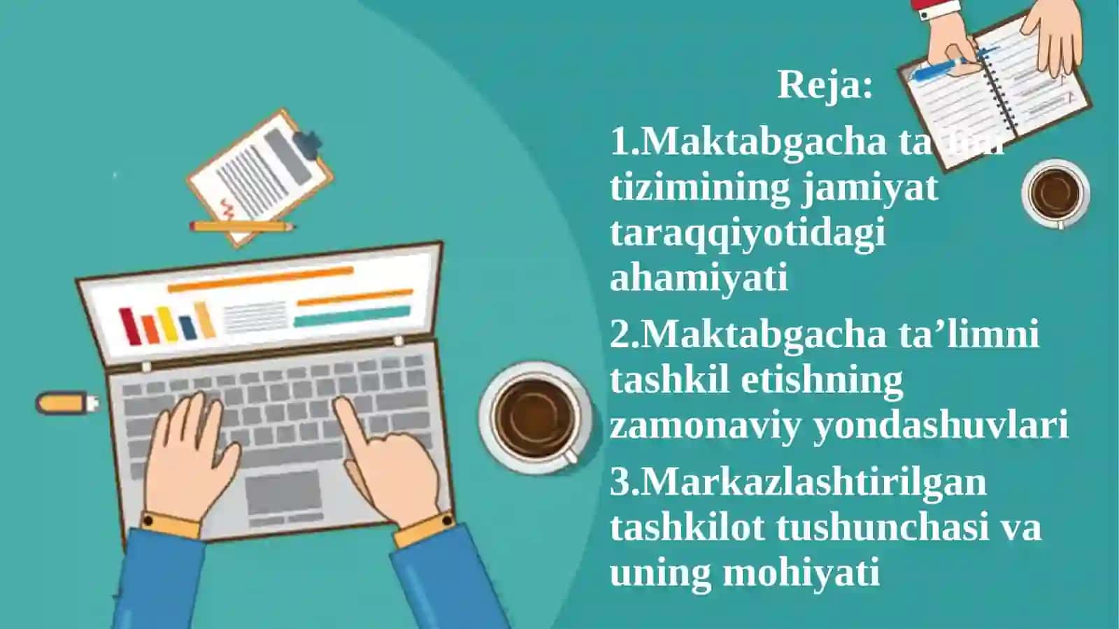 Turli mamlakatlarda maktabgacha talimda markazlashtirilgan tashkilotni qo'llash 2